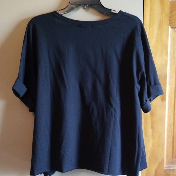 NWT Charlotte Russe Black top - Picture 2 of 2